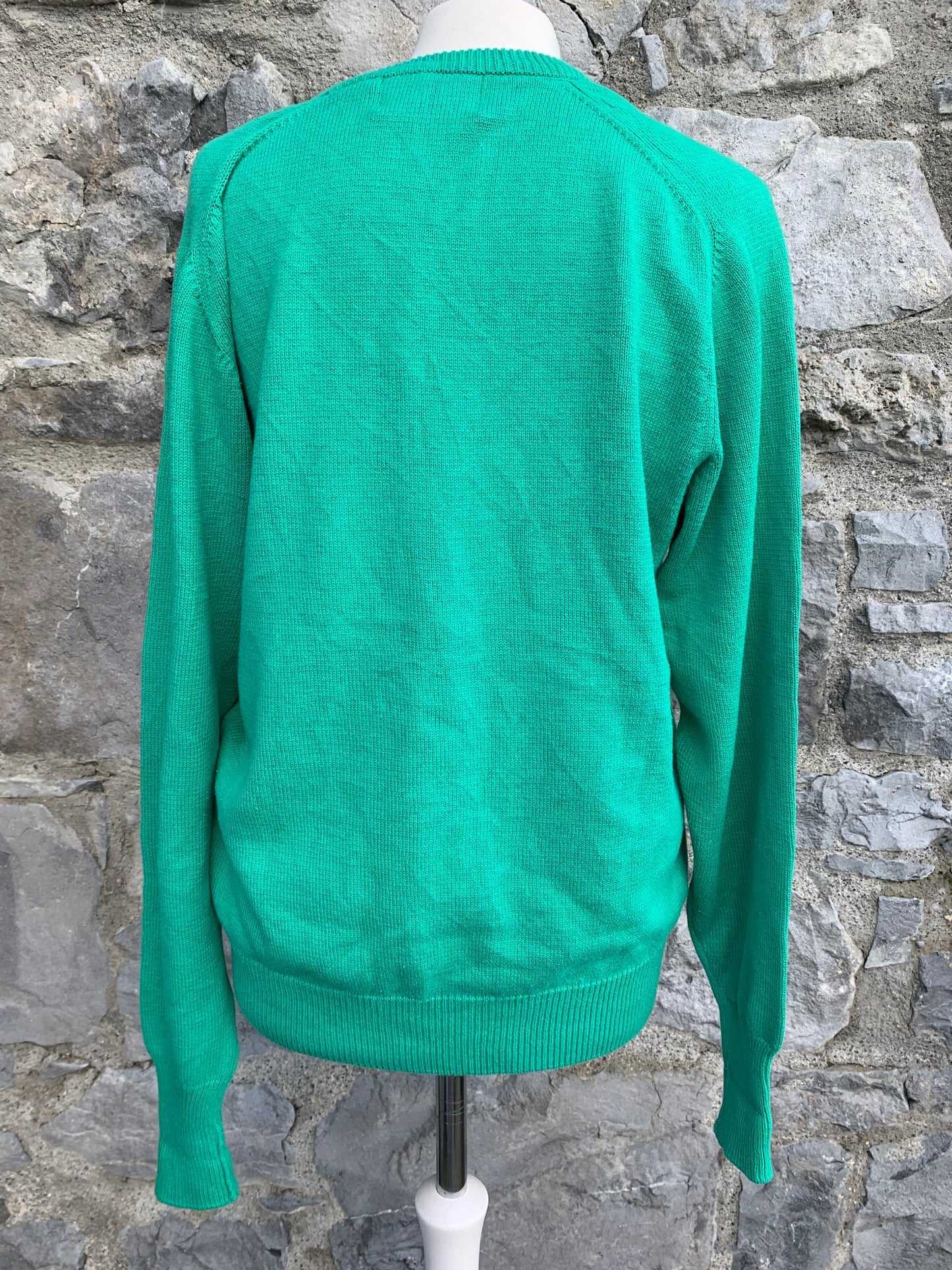 90s green jumper Small