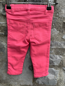 Pink knee length shorts  2-3y (92-98cm)
