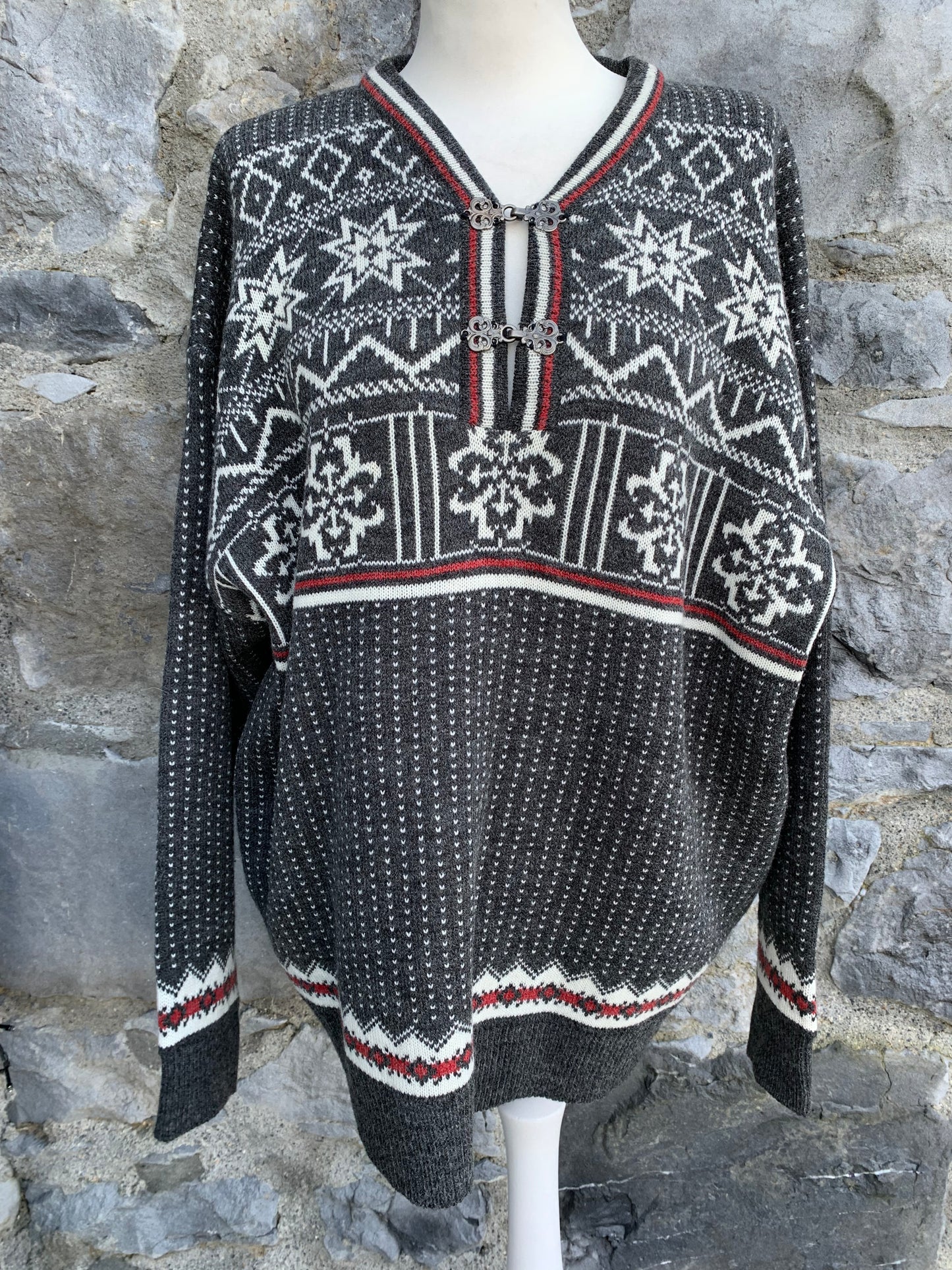 Norwegian grey jumper L/XL