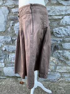 Brown skirt   uk 14