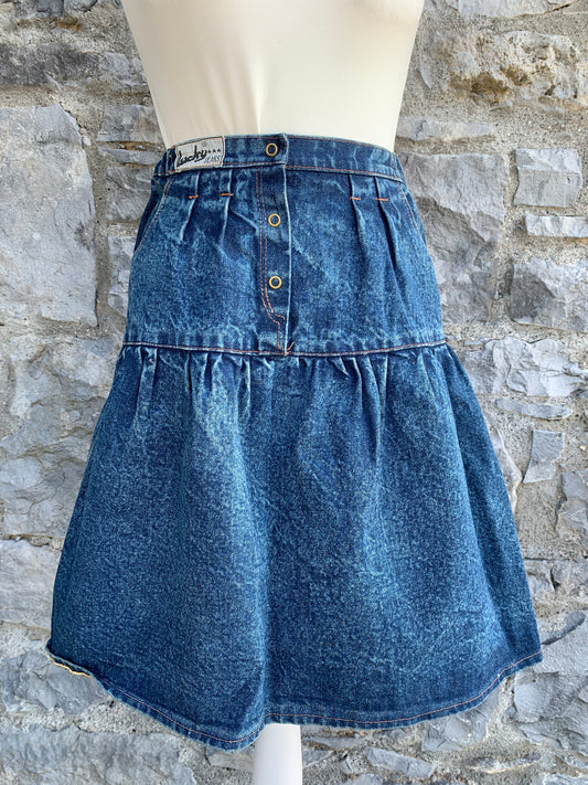 Lucky 80s denim skirt   uk 6