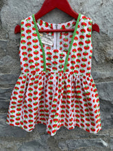 Load image into Gallery viewer, Anette tomatoes dress with an apron   18-24m (86-92cm)
