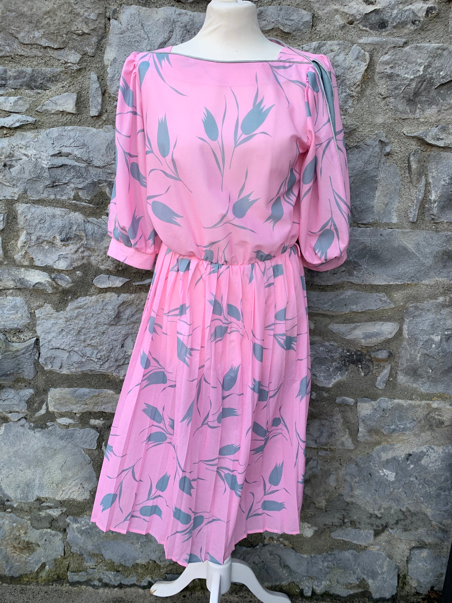 EverYoung pink&grey tulip dress  uk 10-12