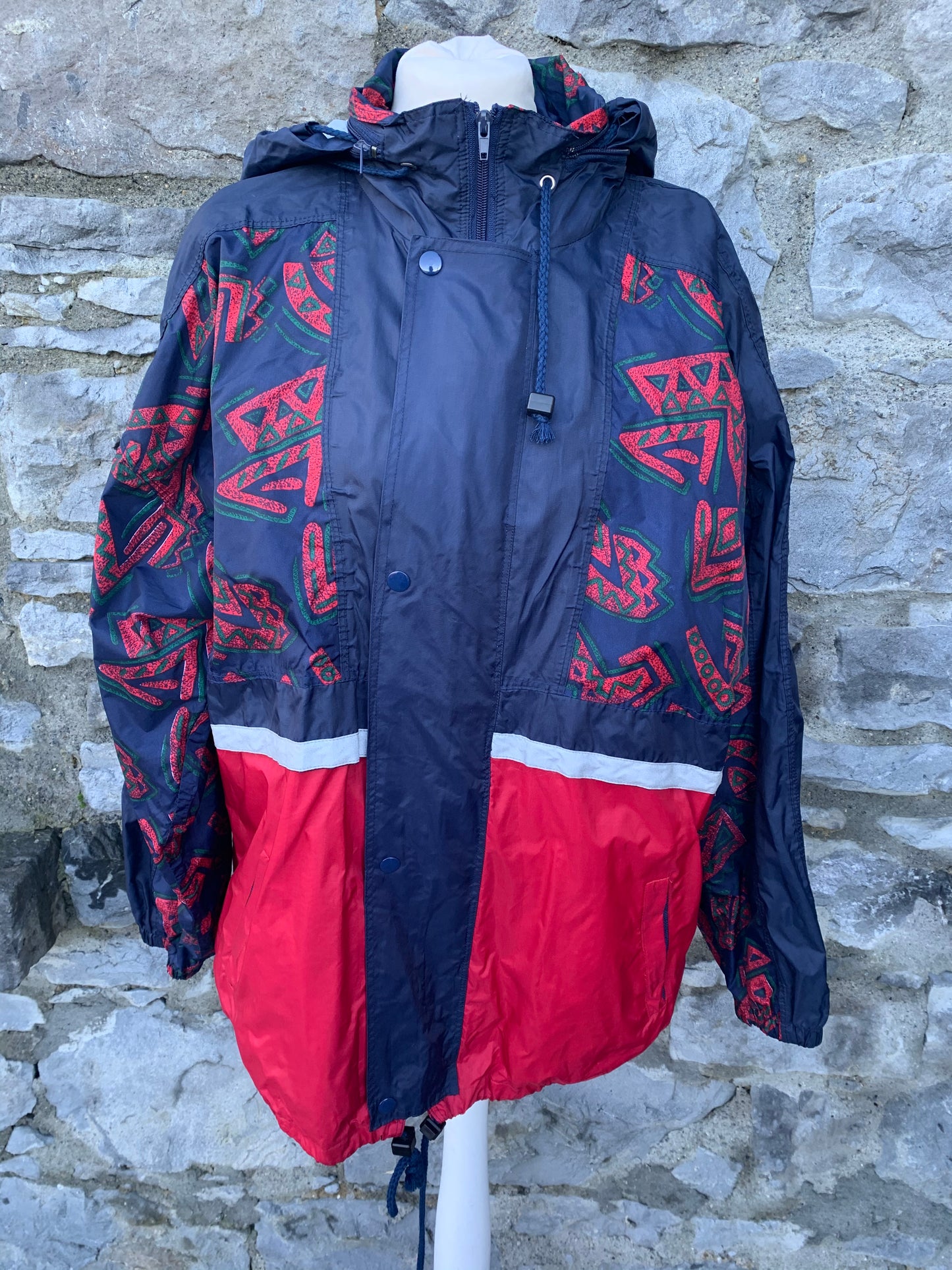 Marcel Clair 80s floral windbreaker  uk 12-14