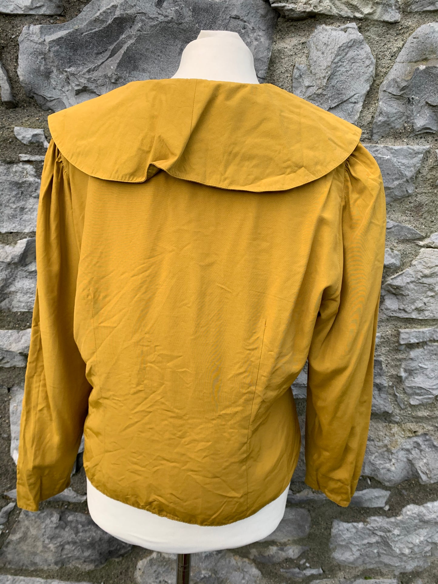 Yessica mustard shirt with double collar  uk 12