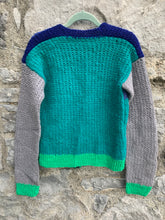 Load image into Gallery viewer, Knitted zipped cardigan   8y (128cm)
