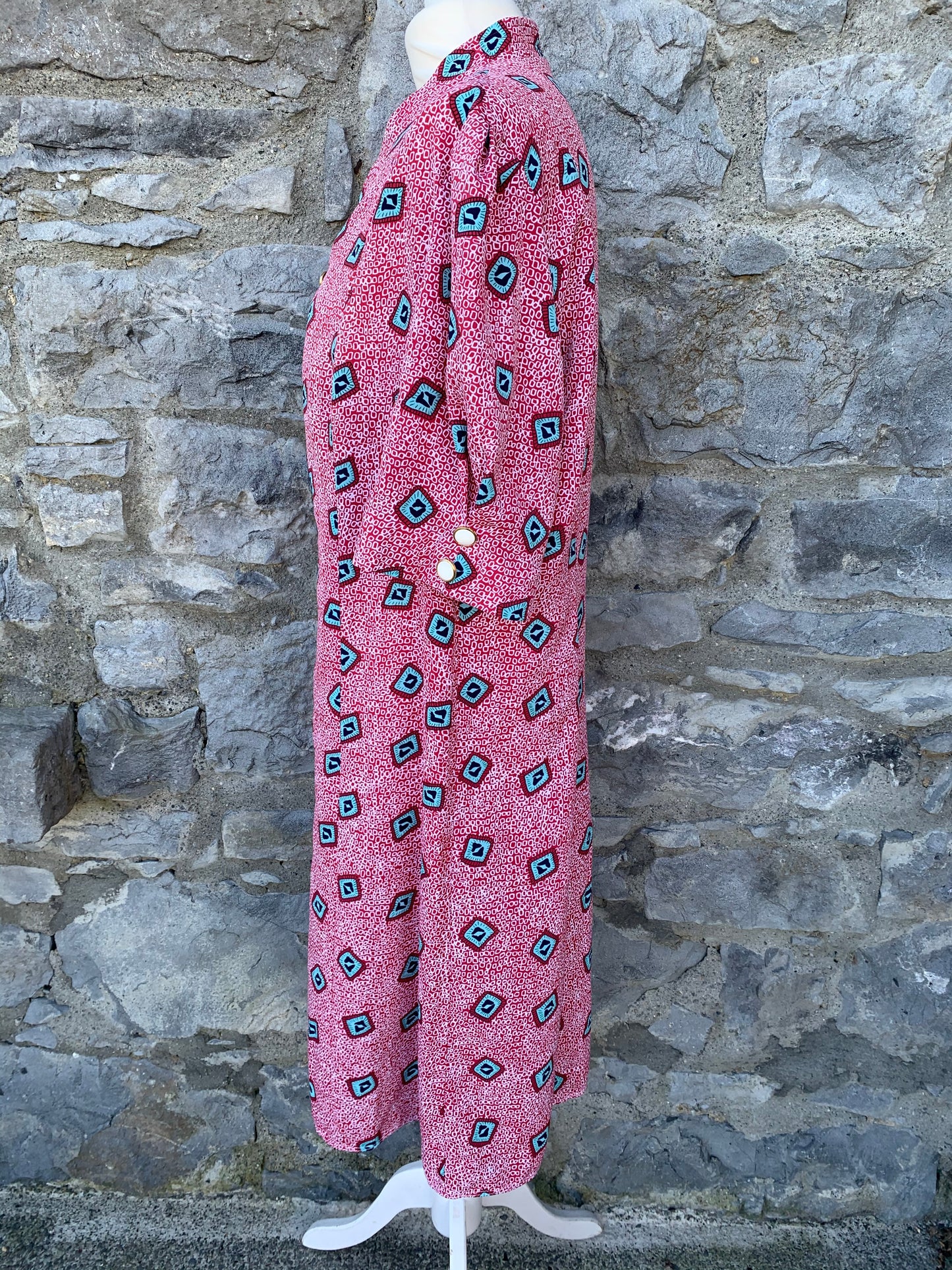 80s pink dress   uk 14