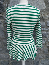 Load image into Gallery viewer, Green stripy top  uk 10
