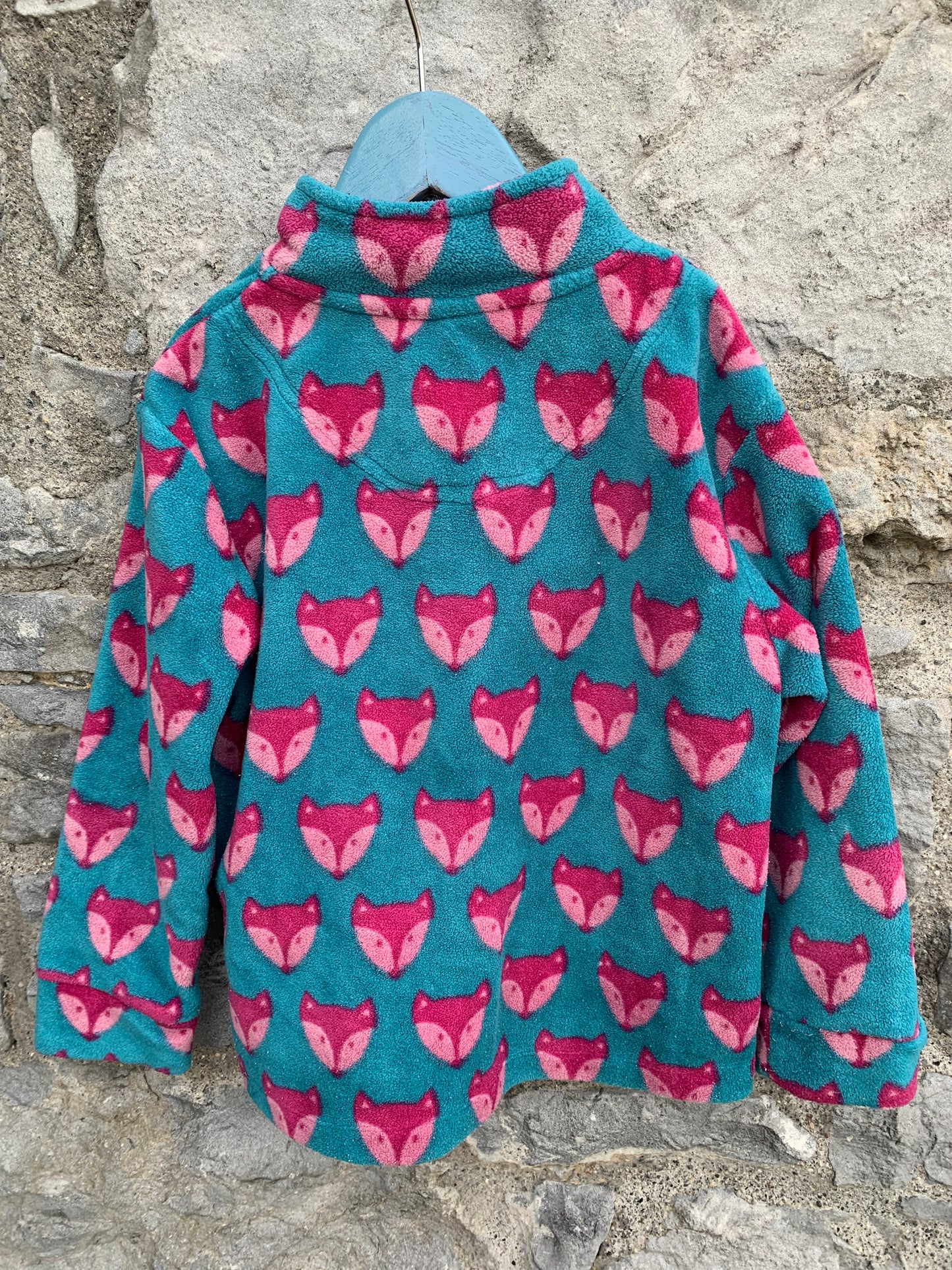 Foxes blue fleece   6y (116cm)