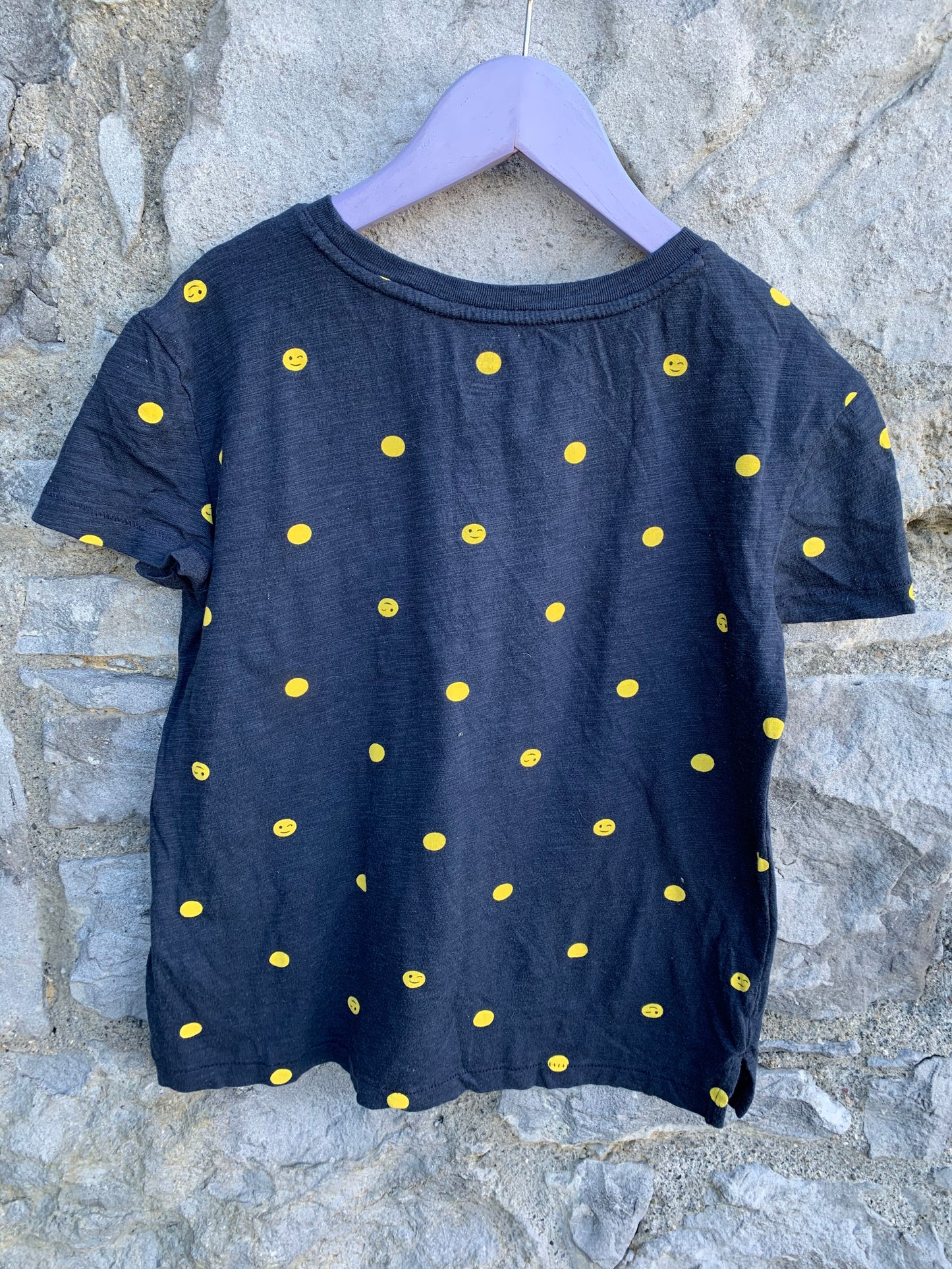 Polka dots navy top   12y (146cm)