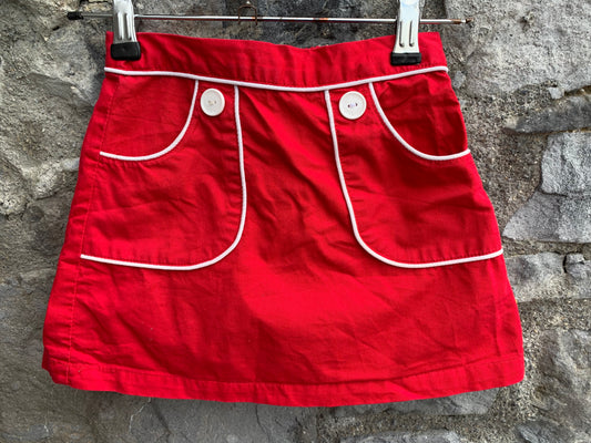 Red skirt    4-5y (104-110cm)