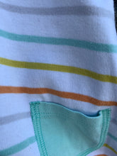 Load image into Gallery viewer, Stripy tunic     2-4m (62cm)
