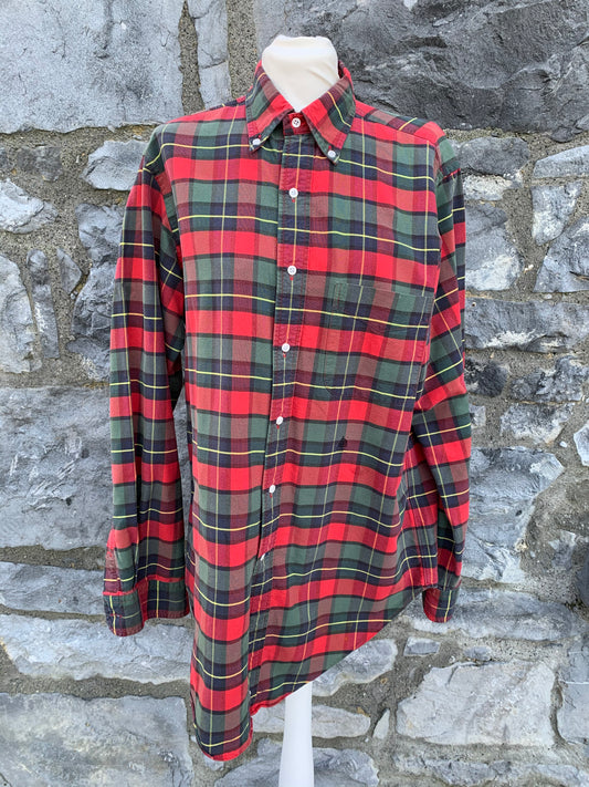 Christmas check shirt   Medium