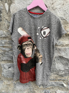 Monkey T-shirt  7y (122cm)