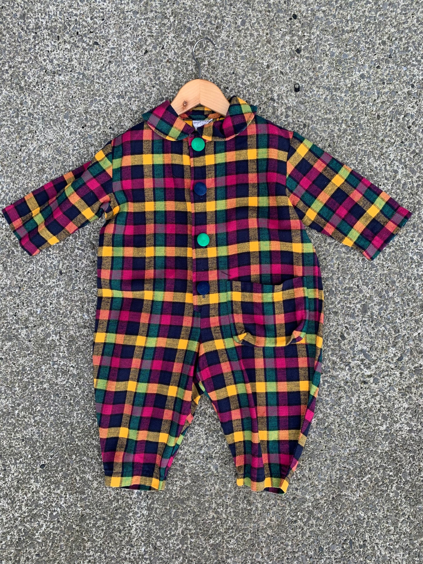 Flannel check onesie  12-18m (80-86cm)