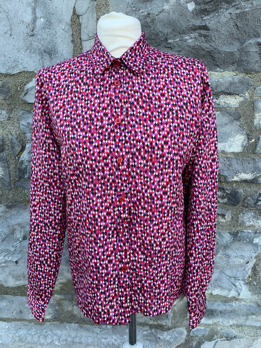 Flaser shirt with dinky diamonds pattern   uk 10