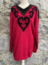 Load image into Gallery viewer, 80s raspberry tunic uk 12
