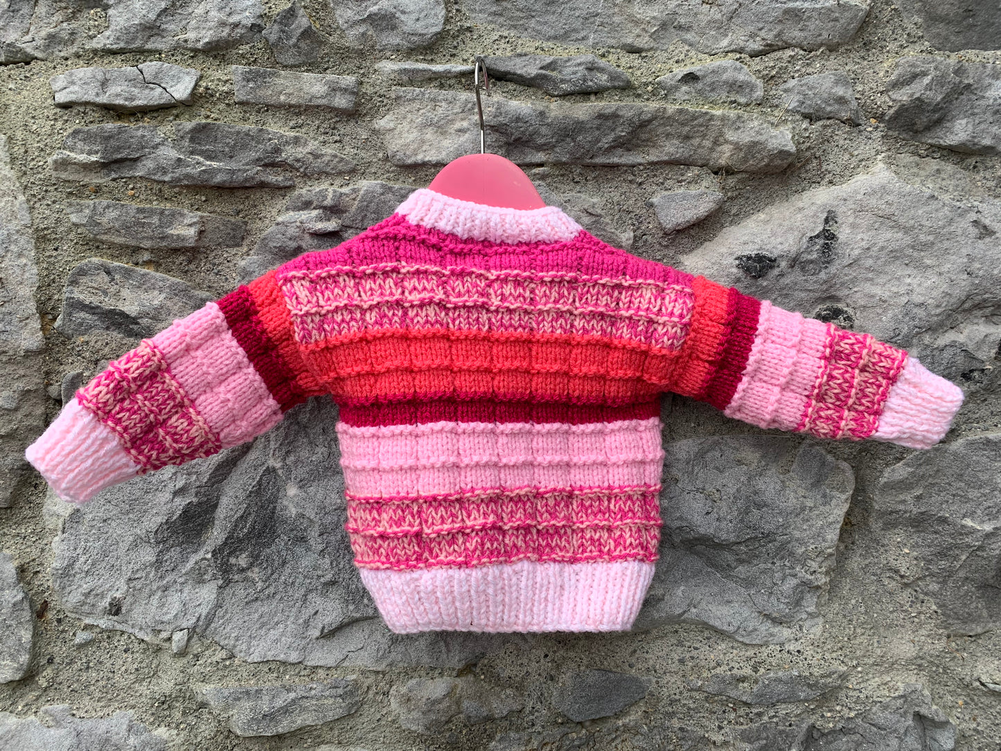 Pink glittery cardigan   6-9m (68-74cm)