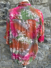 Load image into Gallery viewer, Didi 80s tie dye abstract shirt  uk 14-16
