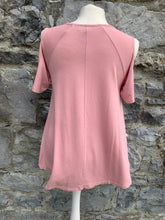 Load image into Gallery viewer, Pink cold shoulders maternity top  uk 10
