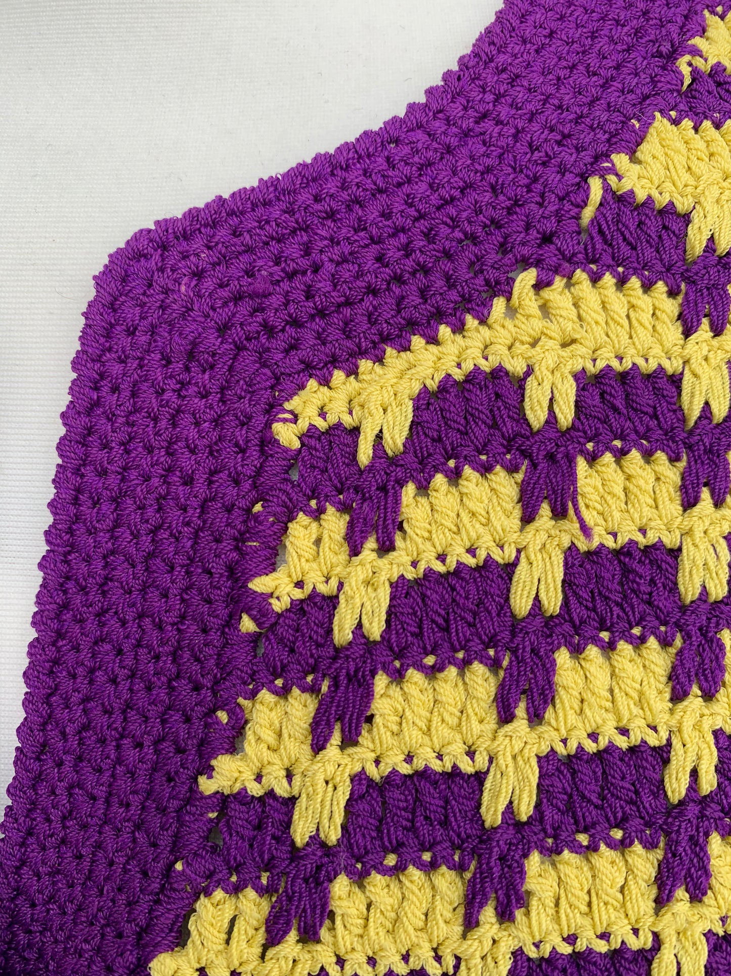 Purple&yellow cardigan  uk 12