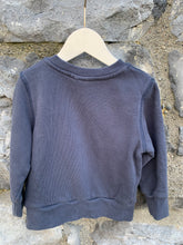 Load image into Gallery viewer, Charcoal sweatshirt   9-12m (74-80cm)
