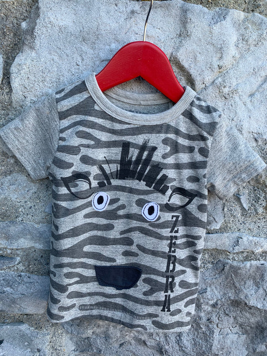 Zebra T-shirt   6-9m (68-74cm)