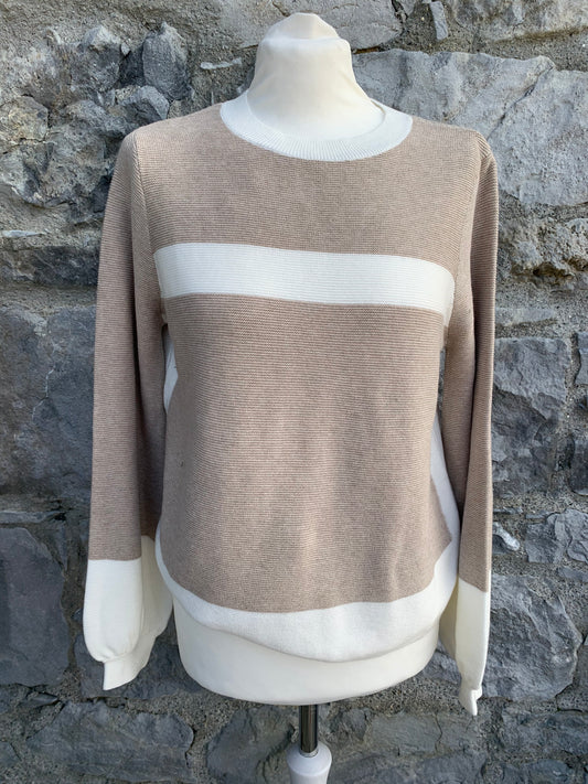 Brige&white jumper   uk 10-12