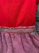 Load image into Gallery viewer, Red dress with check   4-6m (62-68cm)
