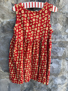 Vintage floral dress    3-4y (98-104cm)