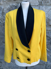 Load image into Gallery viewer, 80s yellow jacket  uk 12
