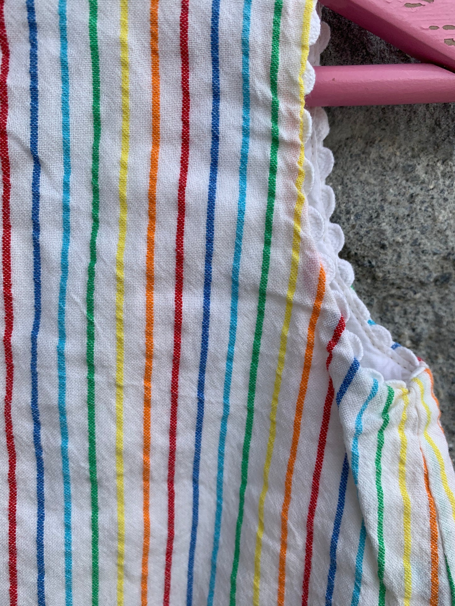 Rainbow stripes top   2-3y (92-98cm)