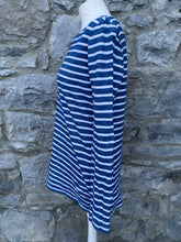 Load image into Gallery viewer, Blue&amp;white stripy top  Small
