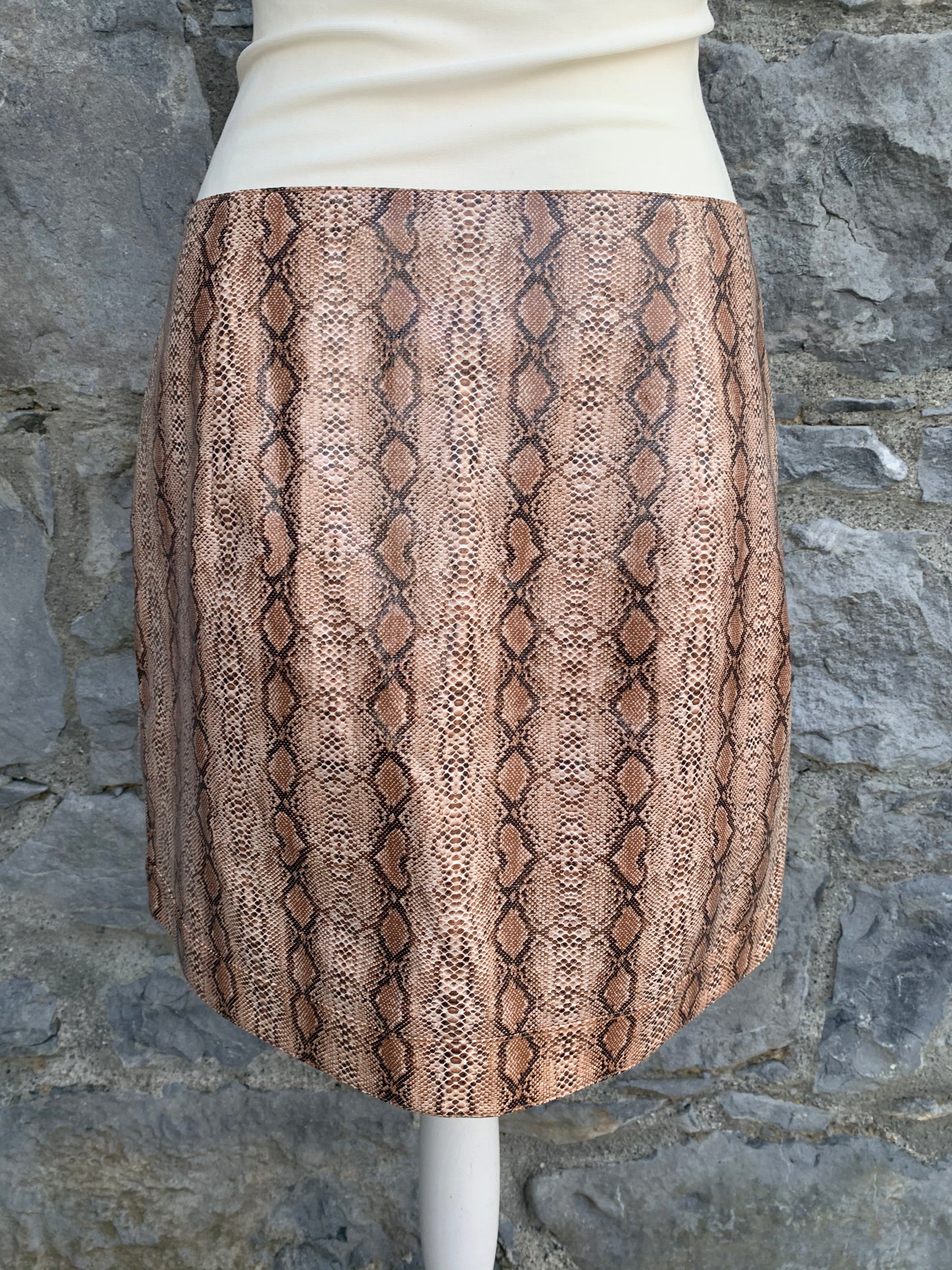 Snakeskin skirt   uk 12