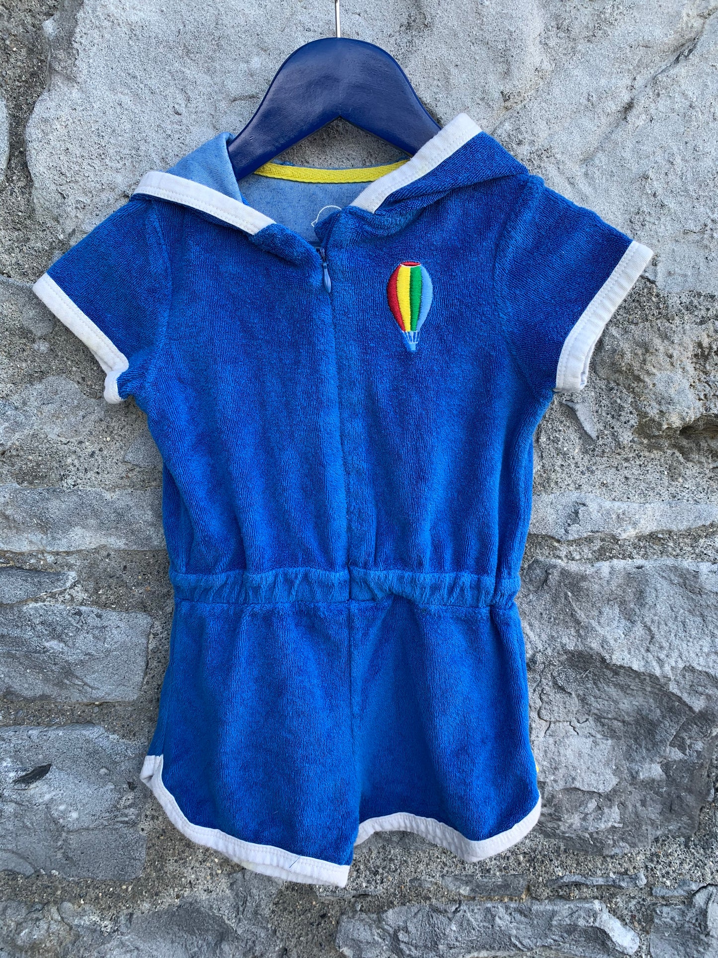 Blue terry jumpsuit    18-24m (86-92cm)