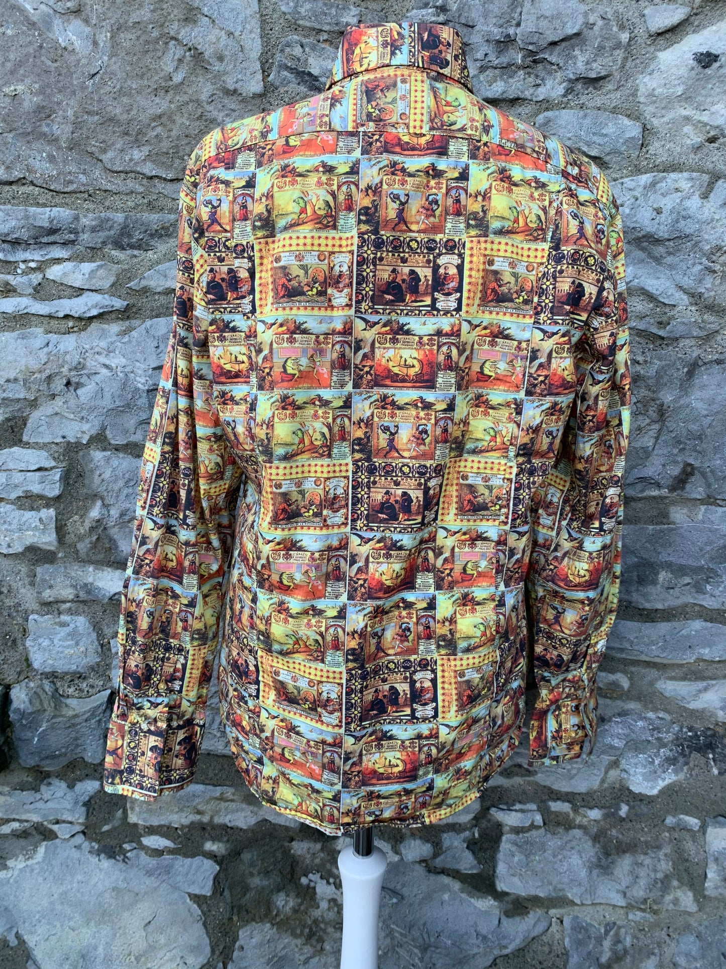 90s funky shirt  S/M