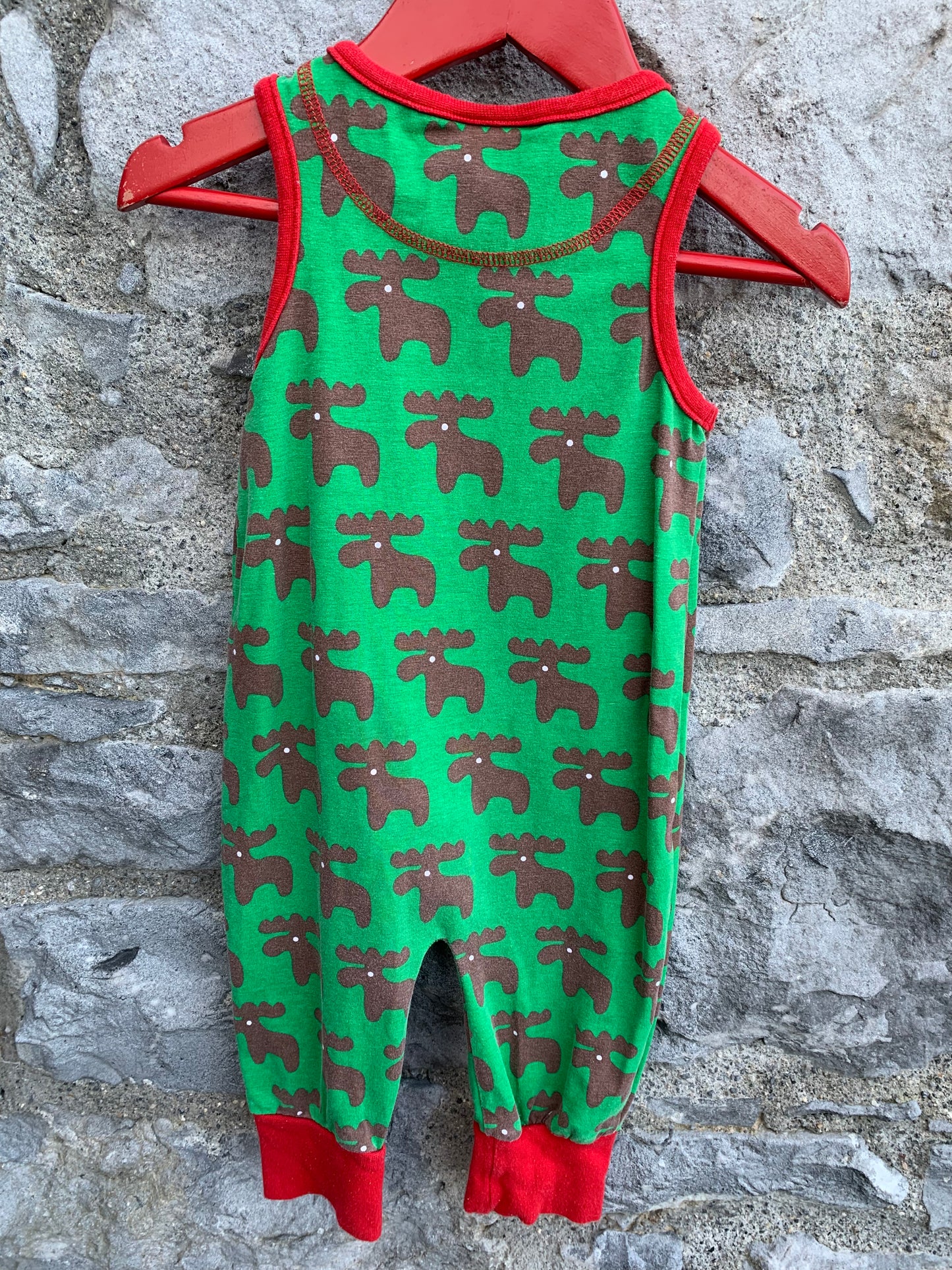 Reindeer dungarees   3-6m (62-68cm)