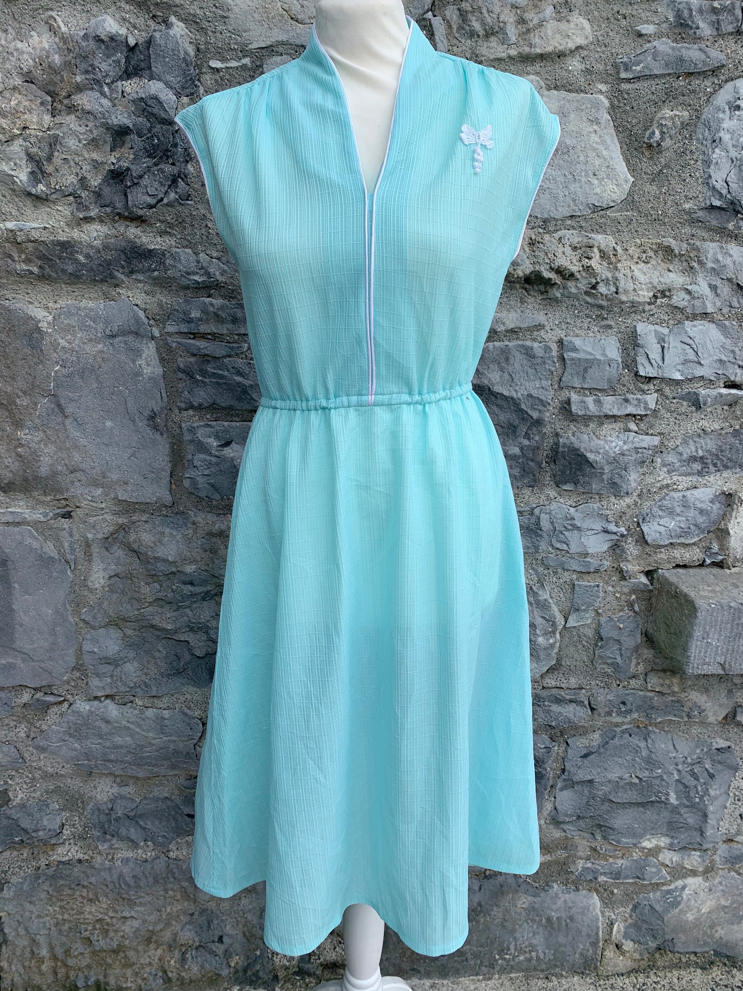 70s mint dress   uk 10