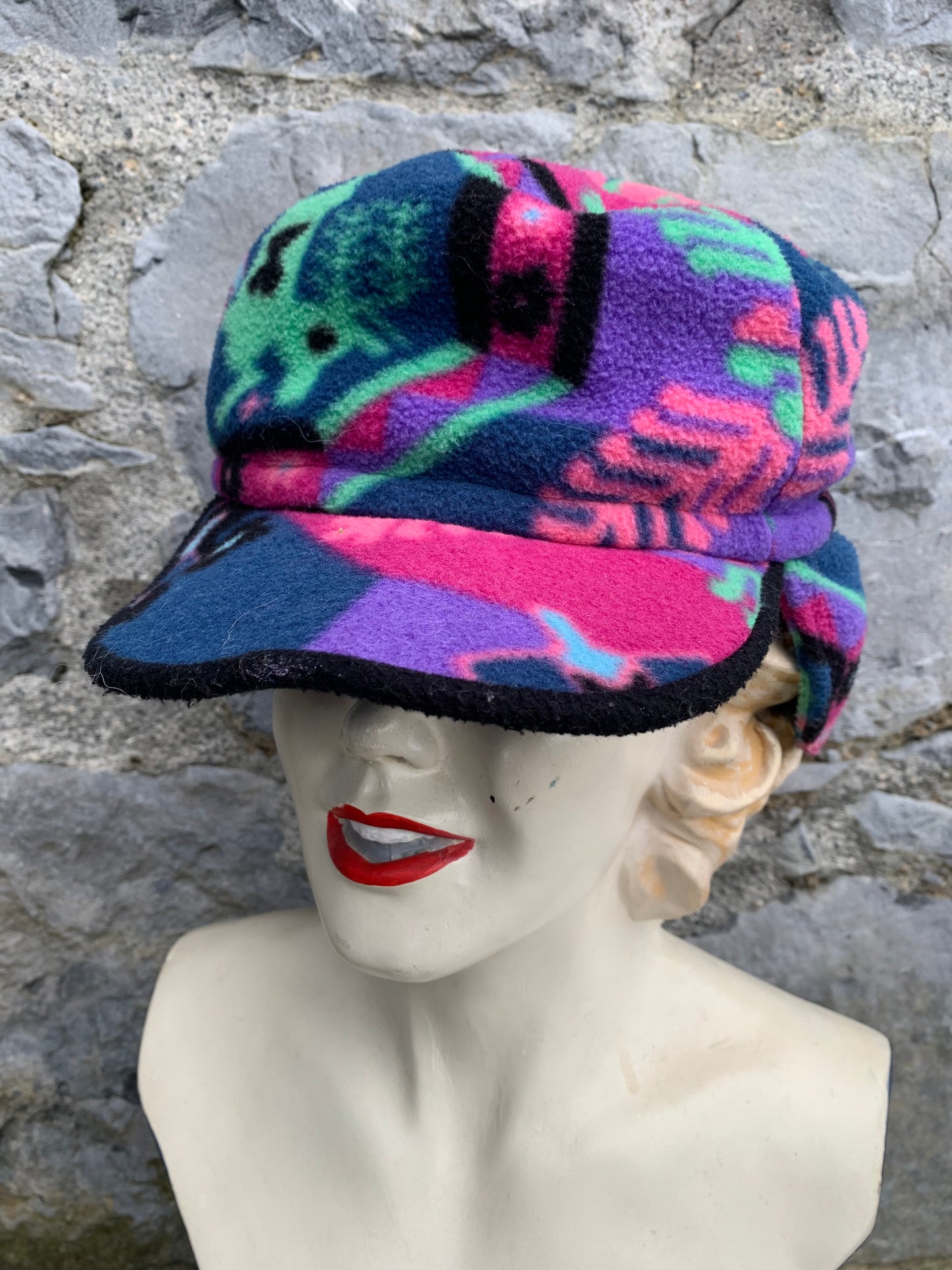 80s fleece cap