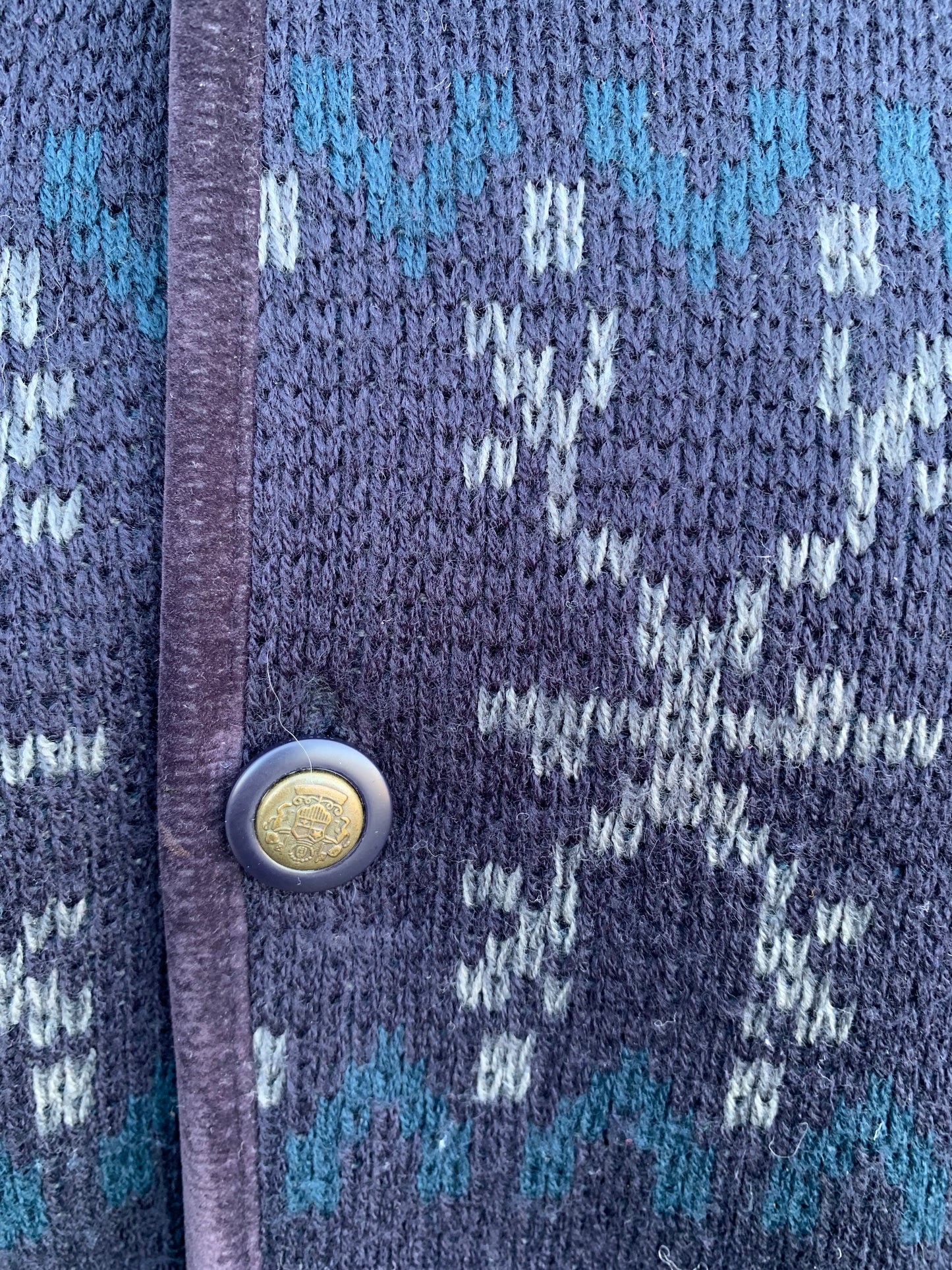 Snowflakes cardigan Large