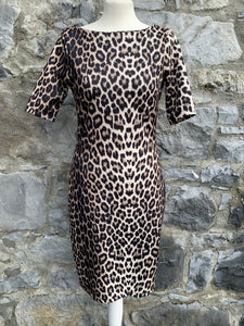 Leopard print dress   uk 10