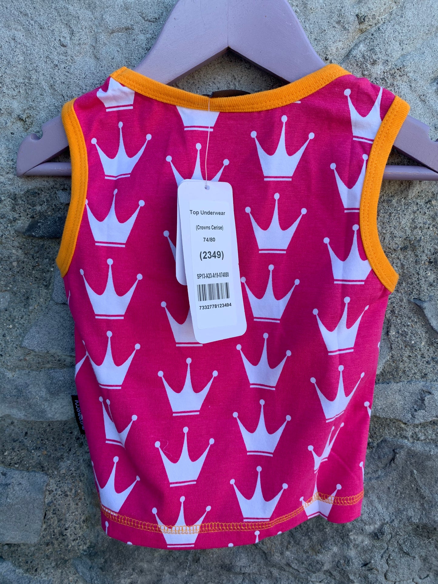 Crowns tank top    6-9m (68-74cm)