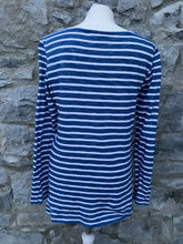 Load image into Gallery viewer, Blue&amp;white stripy top  Small
