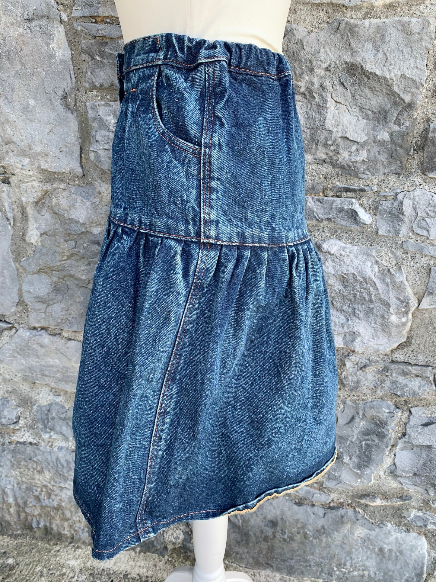 Lucky 80s denim skirt   uk 6