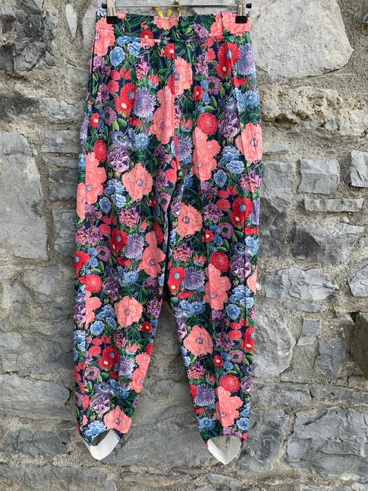 Floral pants   uk 6-8