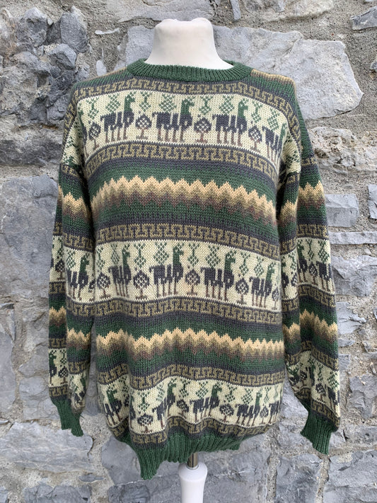 90s llama jumper  uk 12