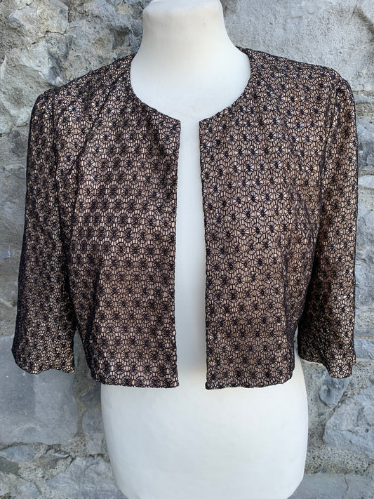 Black&gold bolero  uk 12