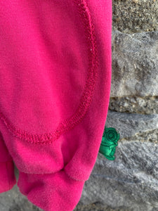 Pink rib pants  0-1m (56cm)