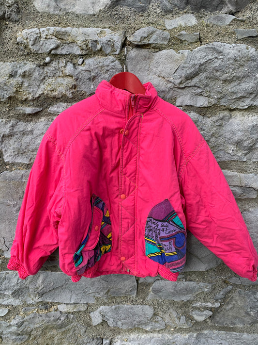 Lollipop 80s pink jacket    7y (122cm)