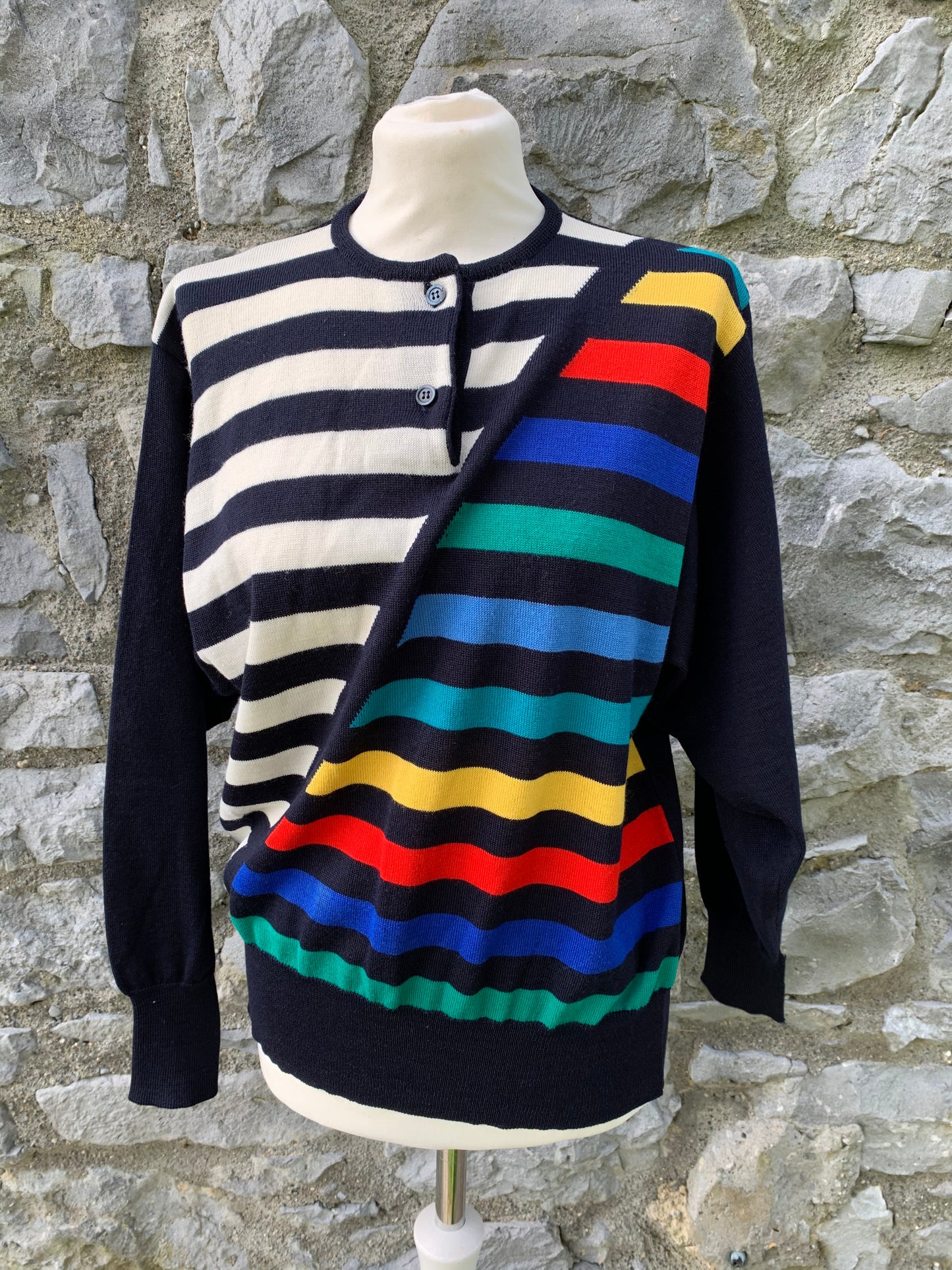 Vintage rainbow jumper